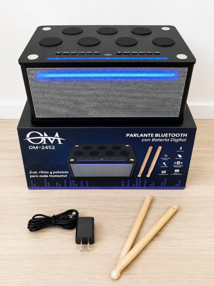 Parlante Bluetooth Digital con Pands de Bateria
