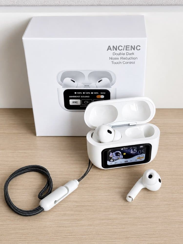 Auriculares Inalambricos con Pantalla Tactil